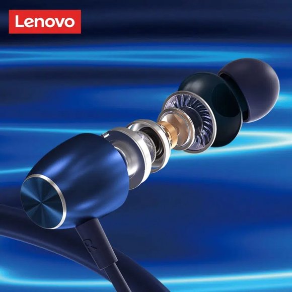 Lenovo Thinkplus HE05X PX5 Waterproof Wireless Neckband Earphone Headphone white - Picture 4 of 4